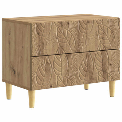 Sengebord Artisan-eg 62 x 34,5 x 48 cm Konstrueret træ