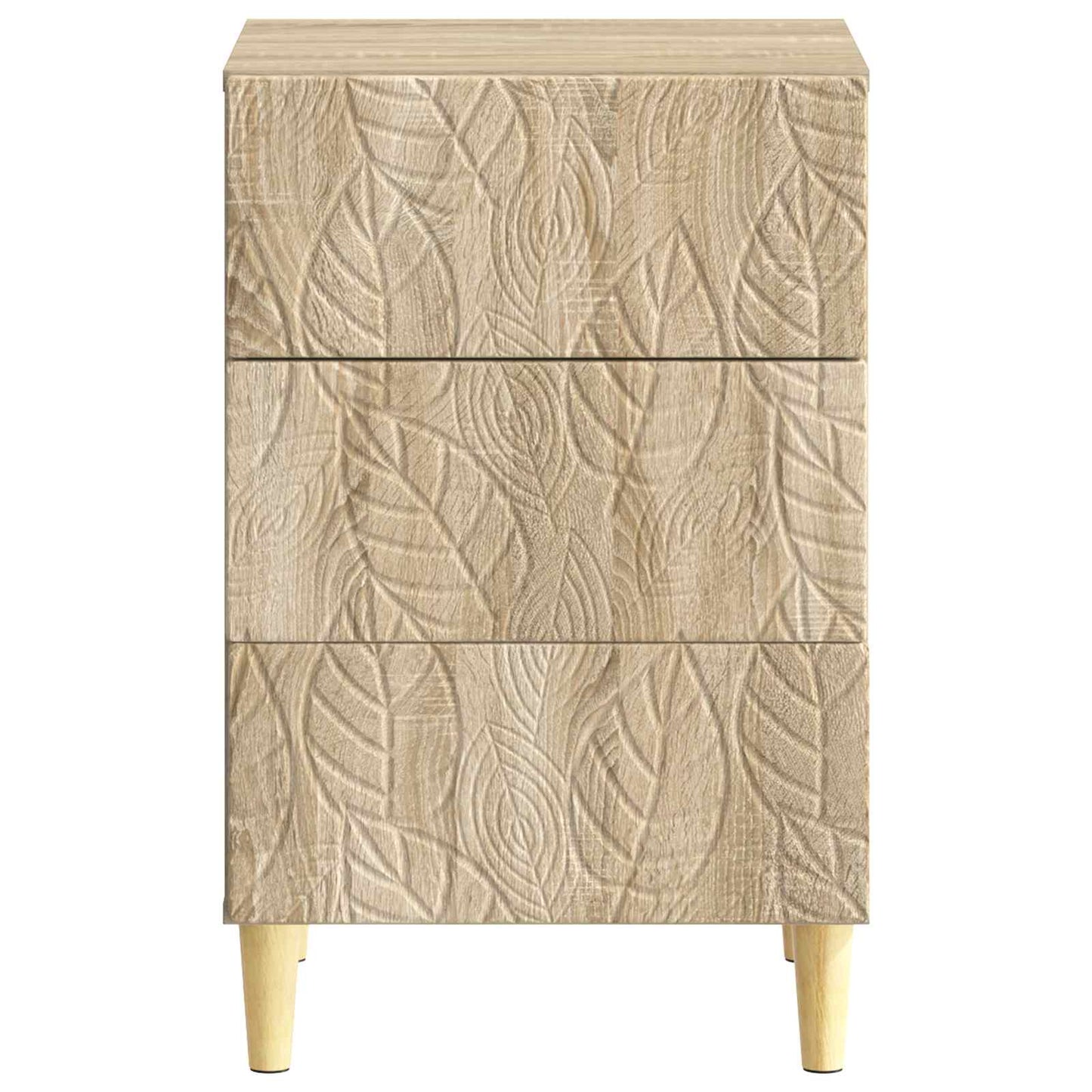 Sengebord Sonoma-eg 43 x 39,5 x 66,5 cm Konstrueret træ