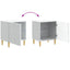 Sengebord 2 pcs Hvid 43 x 34,5 x 50 cm Konstrueret træ