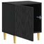 Sengebord 2 pcs Sort 43 x 34,5 x 50 cm Konstrueret træ