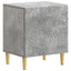Sengebord 2 pcs Betongrå 43 x 34,5 x 50 cm Konstrueret træ