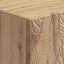 Sengebord 2 stk. Artisan-eg 43 x 34,5 x 50 cm Konstrueret træ