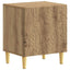 Sengebord 2 stk. Artisan-eg 43 x 34,5 x 50 cm Konstrueret træ