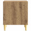 Sengebord 2 stk. Artisan-eg 43 x 34,5 x 50 cm Konstrueret træ