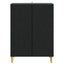 Sideboard Sort 66 x 34,5 x 90 cm Konstrueret træ