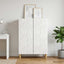 Sideboard Hvid højglans 66 x 34,5 x 90 cm Konstrueret træ