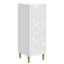 Sideboard Hvid 33 x 34,5 x 90 cm Konstrueret træ