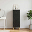 Sideboard Sort 33 x 34,5 x 90 cm Konstrueret træ