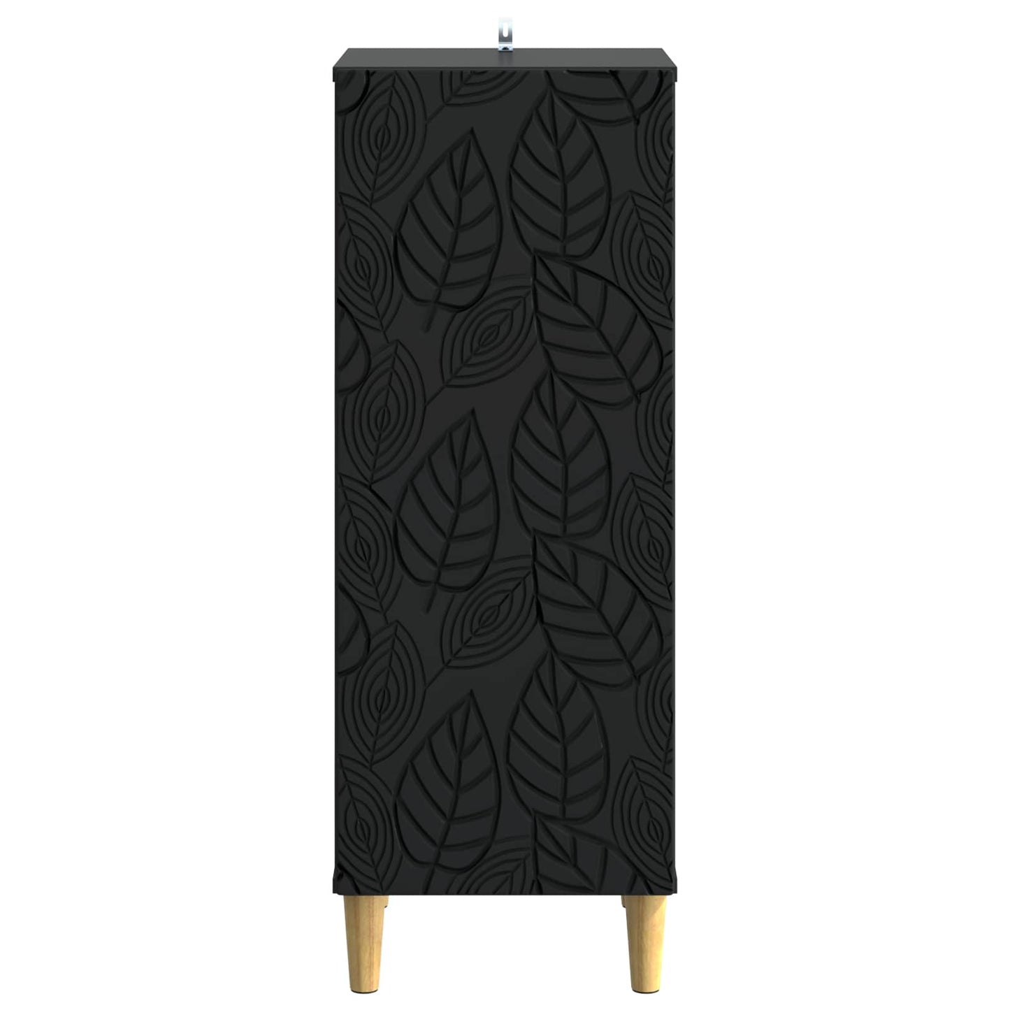 Sideboard Sort 33 x 34,5 x 90 cm Konstrueret træ
