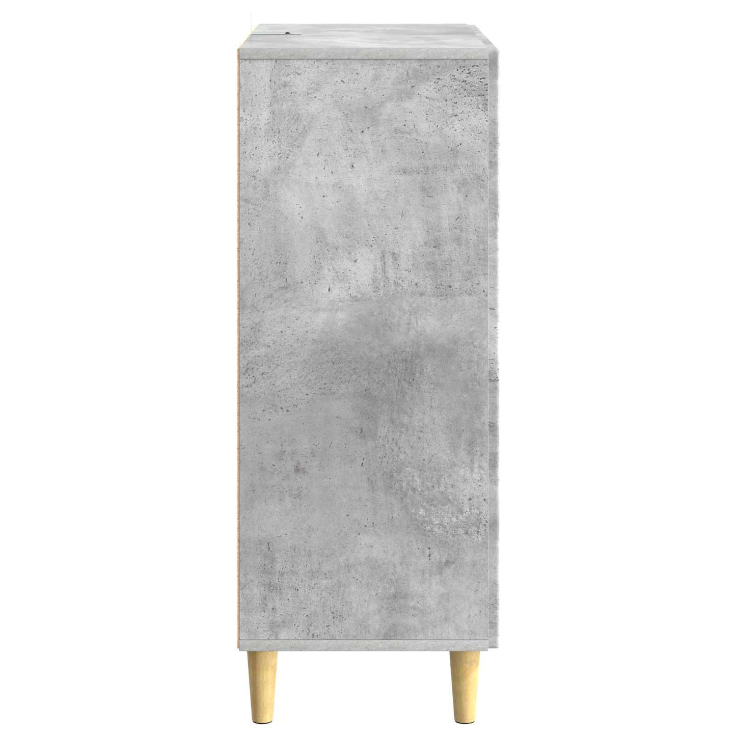 Sideboard Betongrå 33 x 34,5 x 90 cm Konstrueret træ