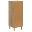 Sideboard Artisan-eg 33 x 34,5 x 90 cm Konstrueret træ