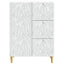 Sideboard Hvid 66 x 34,5 x 90 cm Konstrueret træ