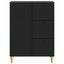 Sideboard Sort 66 x 34,5 x 90 cm Konstrueret træ