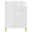 Sideboard Hvid højglans 66 x 34,5 x 90 cm Konstrueret træ