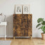 Sideboard Røget eg 66 x 34,5 x 90 cm Konstrueret træ