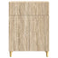 Sideboard Sonoma-eg 66 x 34,5 x 90 cm Konstrueret træ