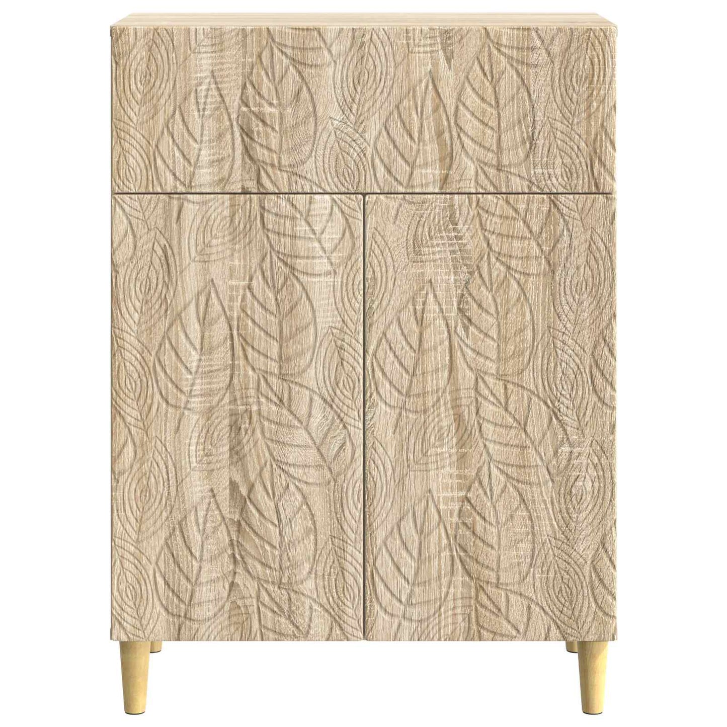 Sideboard Sonoma-eg 66 x 34,5 x 90 cm Konstrueret træ
