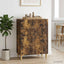 Sideboard Røget eg 66 x 34,5 x 90 cm Konstrueret træ