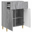 Sideboard Grå Sonoma 66 x 34,5 x 90 cm Konstrueret træ
