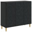 Sideboard Sort 89 x 34,5 x 80 cm Konstrueret træ