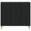 Sideboard Sort 89 x 34,5 x 80 cm Konstrueret træ