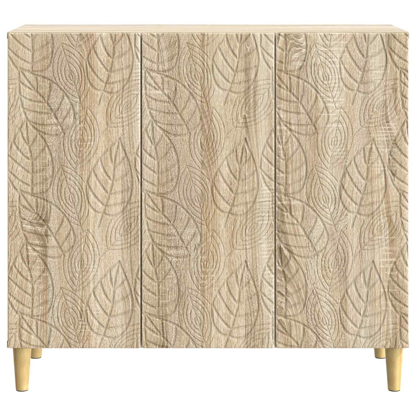 Sideboard Sonoma-eg 89 x 34,5 x 80 cm Konstrueret træ