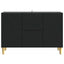 Sideboard Sort 89 x 34,5 x 60 cm Konstrueret træ