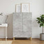 Sideboard Betongrå 66 x 34,5 x 95 cm Konstrueret træ