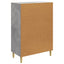 Sideboard Betongrå 66 x 34,5 x 95 cm Konstrueret træ
