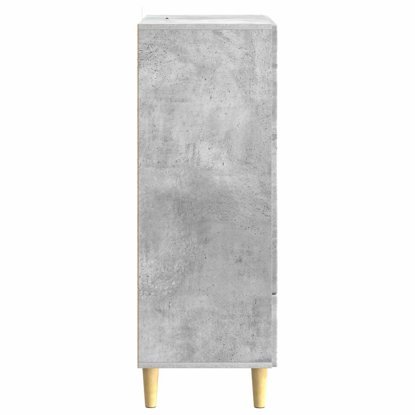 Sideboard Betongrå 66 x 34,5 x 95 cm Konstrueret træ