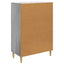 Sideboard Grå Sonoma 66 x 34,5 x 95 cm Konstrueret træ