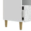 TV-skab 102 x 34,5 x 50 cm Hvid Konstrueret træ