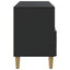 TV-skab 102 x 34,5 x 50 cm Sort Konstrueret træ
