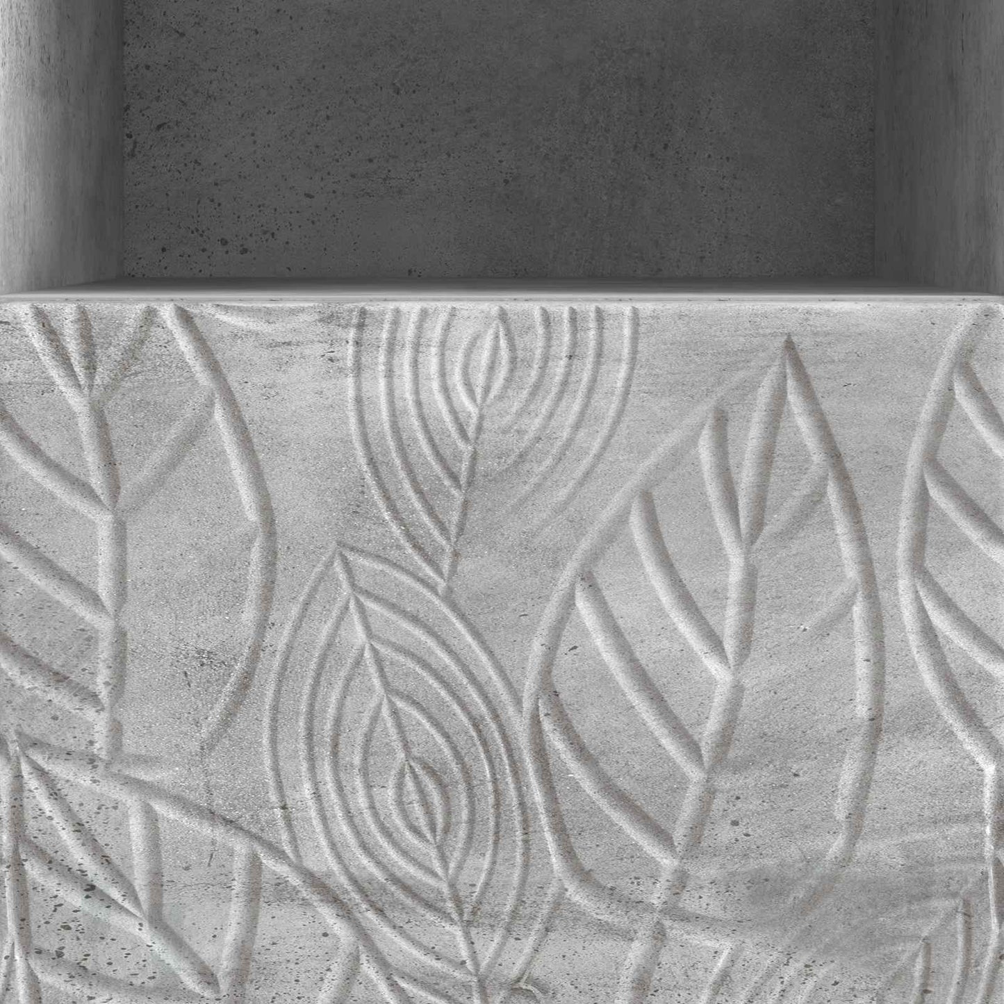 TV-skab 102 x 34,5 x 50 cm Betongrå Konstrueret træ