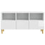 TV-skab 102 x 34,5 x 50 cm Hvid højglans Konstrueret træ