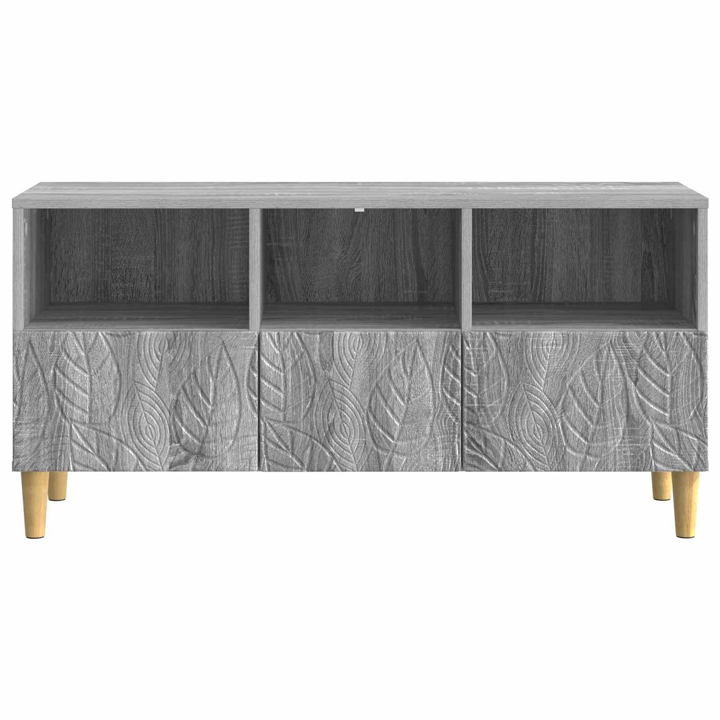 TV-skab 102 x 34,5 x 50 cm Grå Sonoma Konstrueret træ