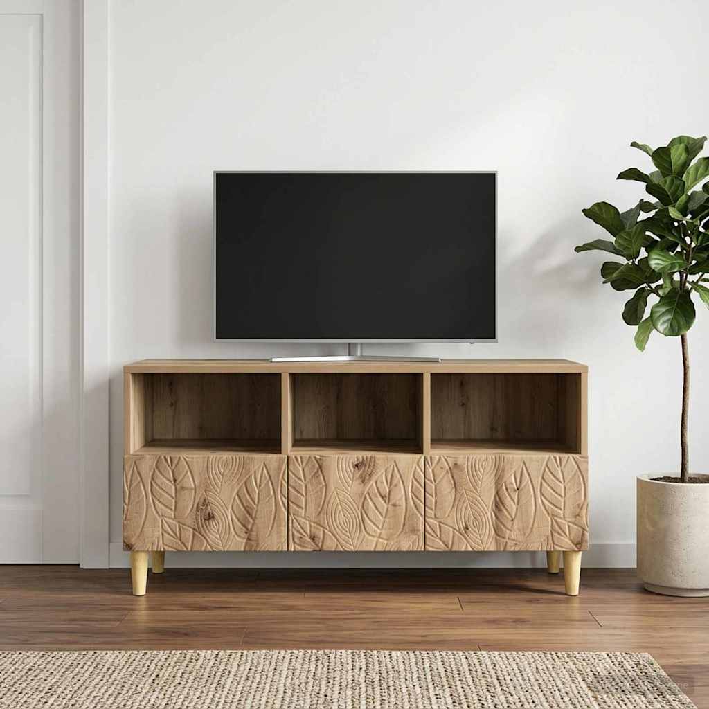 TV-skab 102 x 34,5 x 50 cm Artisan-eg Konstrueret træ