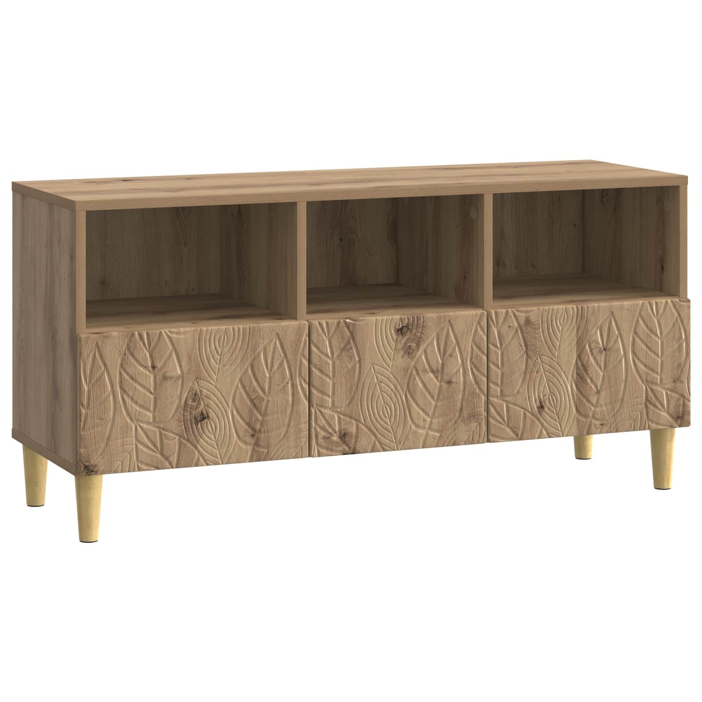 TV-skab 102 x 34,5 x 50 cm Artisan-eg Konstrueret træ