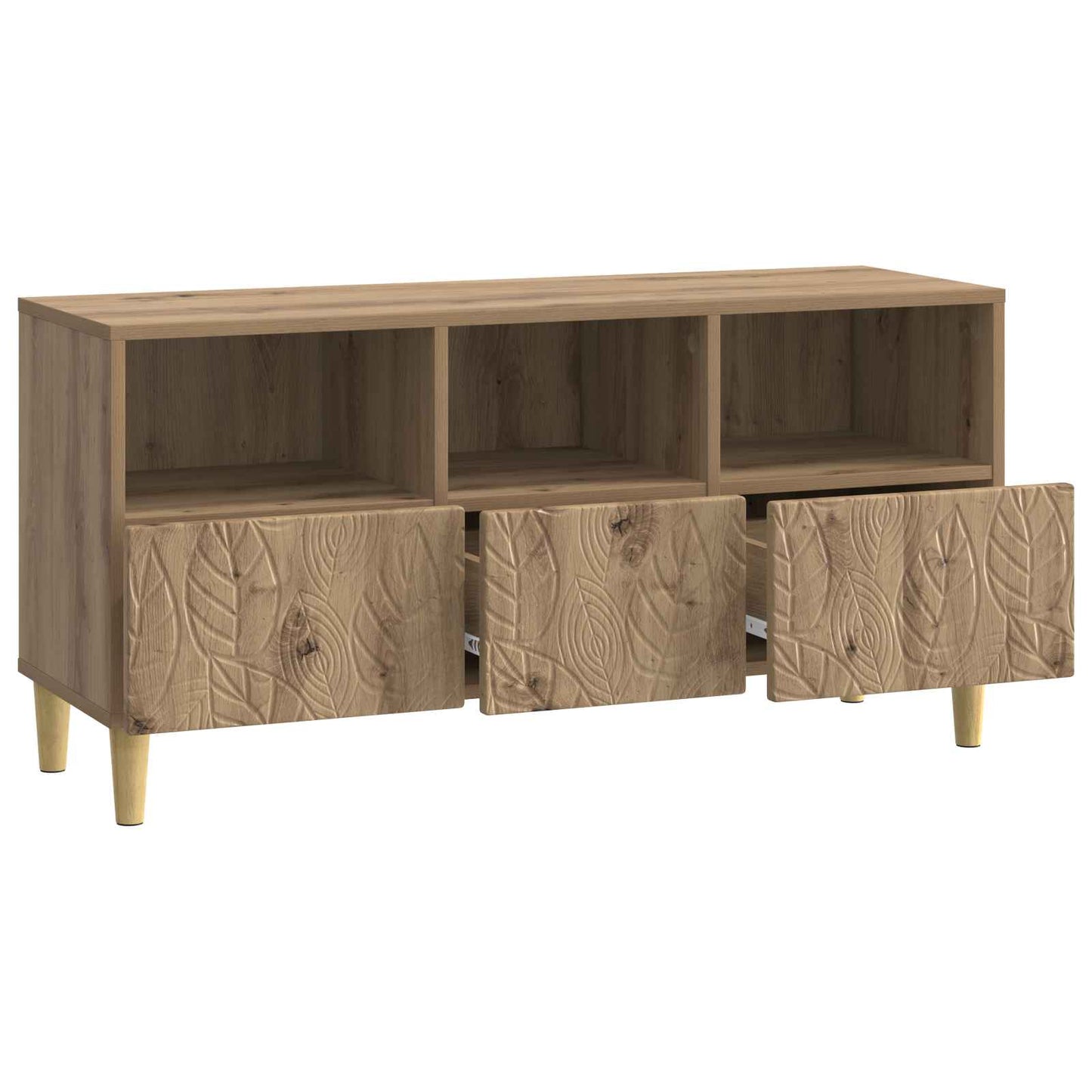 TV-skab 102 x 34,5 x 50 cm Artisan-eg Konstrueret træ