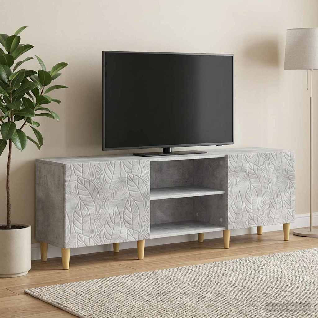 TV-skab 150 x 31 x 50 cm Betongrå Konstrueret træ