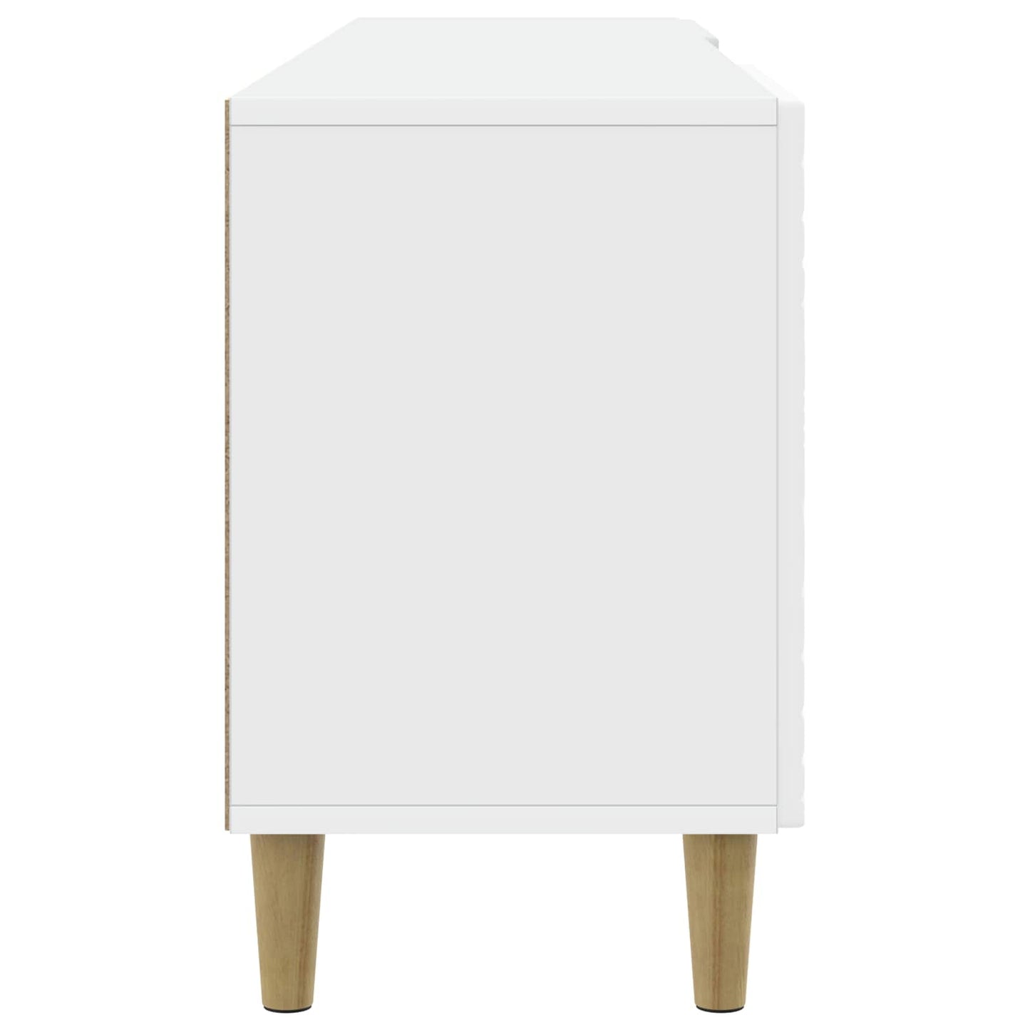 TV-skab 102 x 34,5 x 50 cm Hvid Konstrueret træ