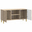 TV-skab 102 x 34,5 x 50 cm Sonoma-eg Konstrueret træ