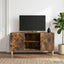 TV-skab 102 x 34,5 x 50 cm Røget eg Konstrueret træ