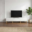 TV-skab 147 x 34,5 x 30 cm Hvid Konstrueret træ