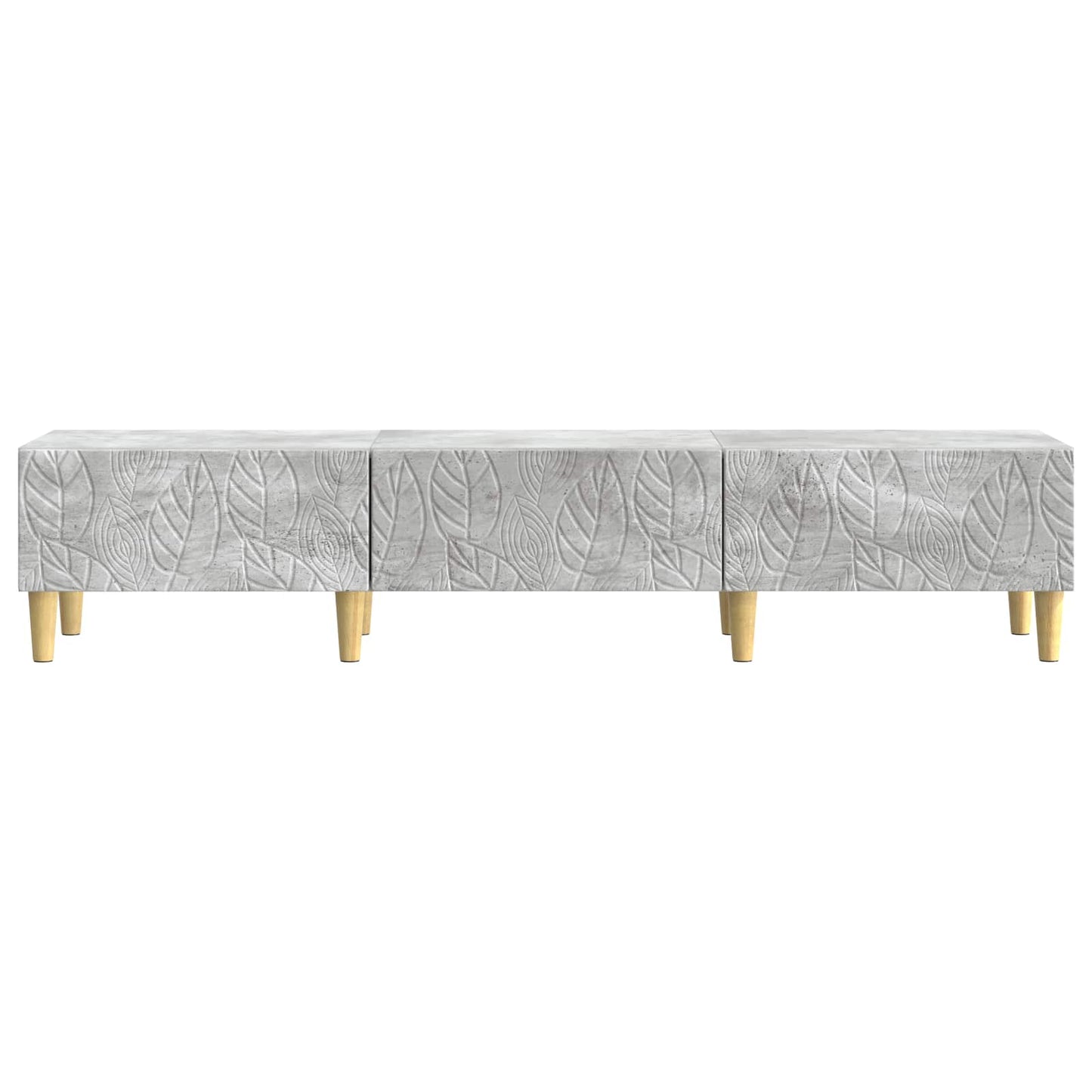 TV-skab 147 x 34,5 x 30 cm Betongrå Konstrueret træ