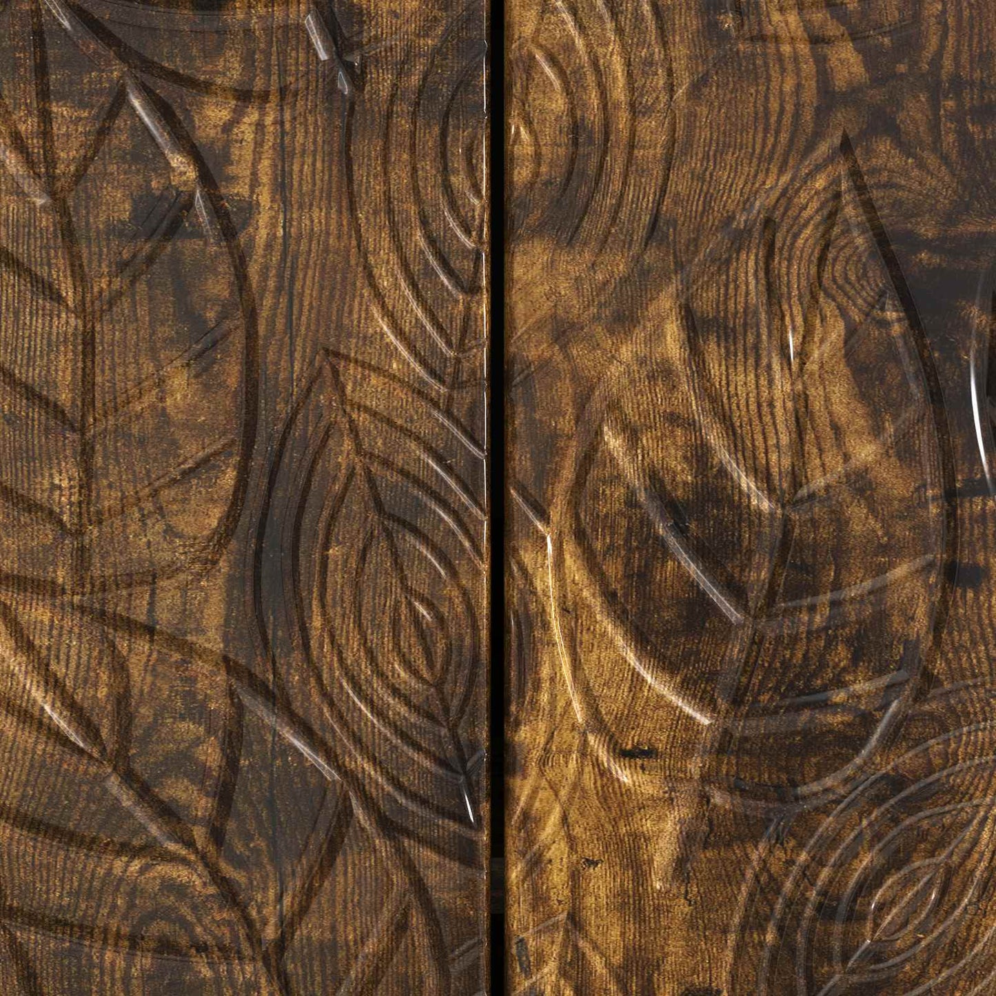 TV-skab 99 x 34,5 x 50 cm Røget eg Konstrueret træ