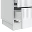 Natskab 2 pcs Hvid 43 x 34,5 x 44,5 cm Konstrueret træ