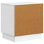 Natskab 2 pcs Hvid 43 x 34,5 x 44,5 cm Konstrueret træ
