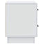 Natskab 2 pcs Hvid 43 x 34,5 x 44,5 cm Konstrueret træ