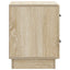 Natskab 2 pcs Sonoma-eg 43 x 34,5 x 44,5 cm Konstrueret træ
